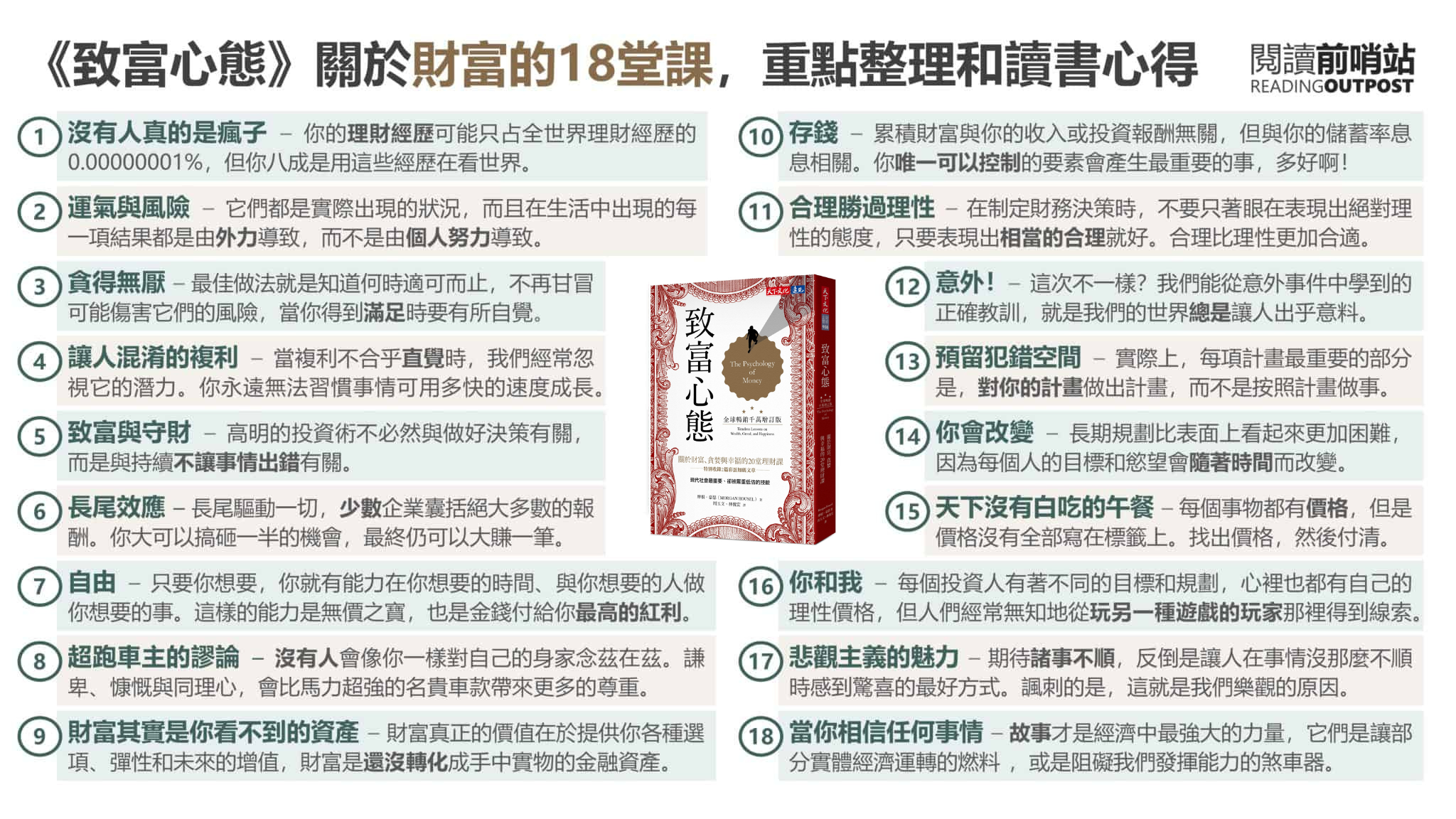 致富心態》讀後心得：一張圖讀完重點，我最推薦的理財書| 閱讀前哨站